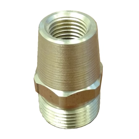 Forney Screw Nipple, M22M x 1/4 in FNPT Italian 75118